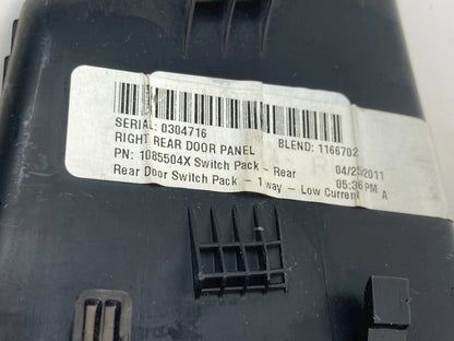 2012-2018 FORD FOCUS BACK RIGHT DOOR WINDOW SWITCH BEZEL TRIM 1085504X OEM