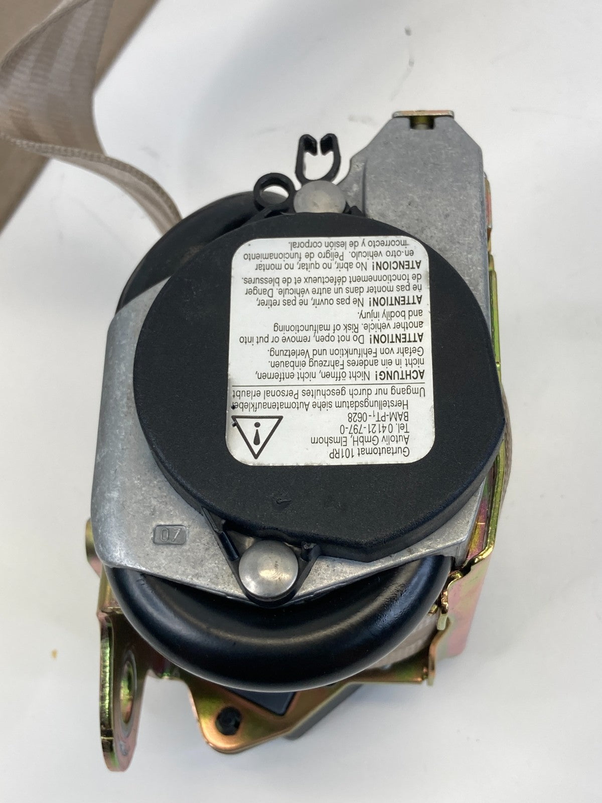 2002-2004 Audi A6 Quattro Front Right Passenger Side Seat Belt Retractor OEM