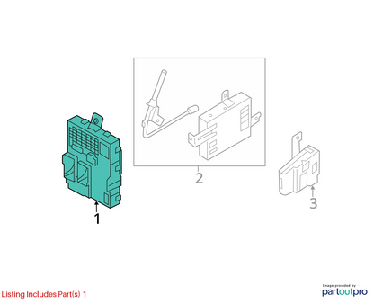 11-14 HYUNDAI SONATA 2.4L FRONT ENGINE JUNCTION FUSE BOX BLOCK 919503S060 OEM
