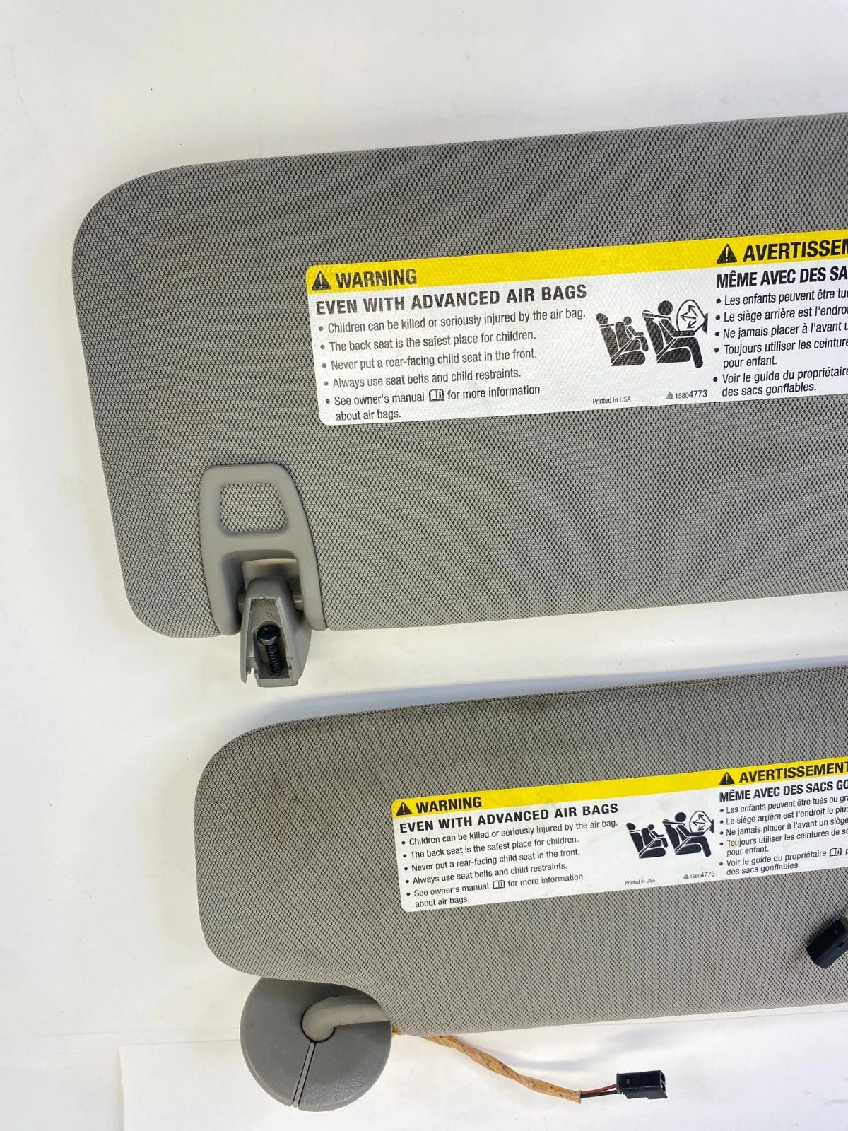 2013-2019 CADILLAC ATS 14-19 CTS SEDAN RIGHT LEFT SUNVISOR SUN VISOR SET OEM