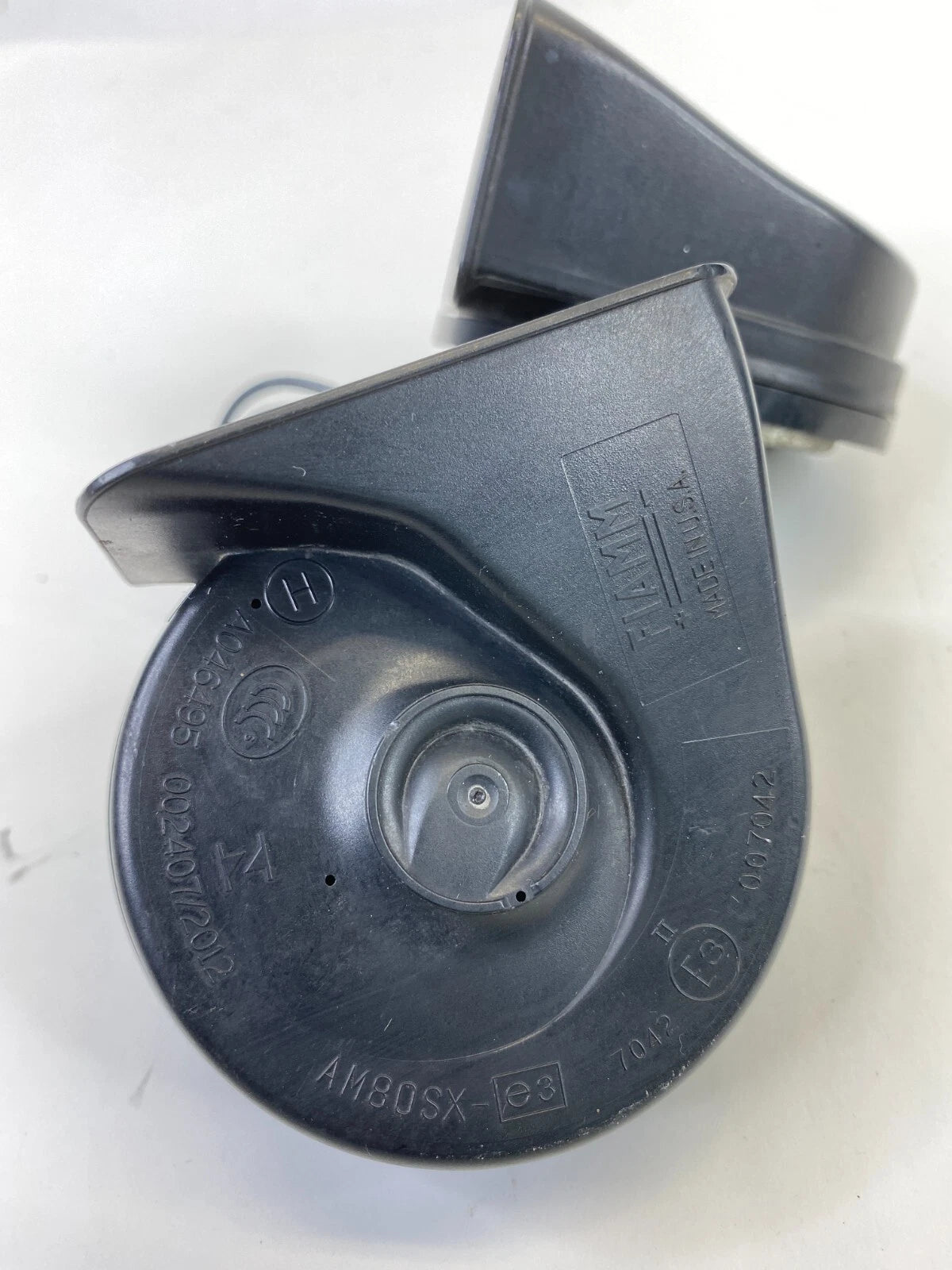 2013-2016 FORD FUSION LOW & HIGH TONE HORN ALARM DUAL SIREN SIGNAL E3007042 OEM