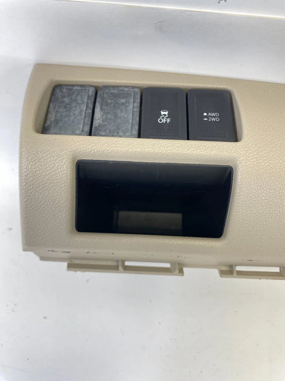 2010-2013 SUZUKI KIZASHI DASH SWITCH PANEL TRACTION AWD 2WD BEZEL OEM 73812-57L1