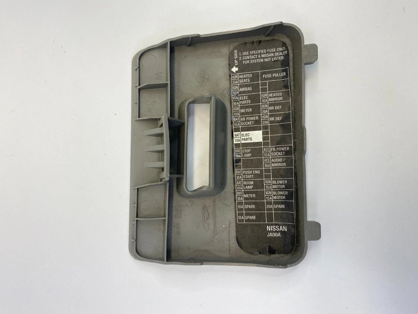 2007-2012 NISSAN ALTIMA DASH FUSE RELAY BOX DOOR LID COVER TRIM 68964-JA000 OEM