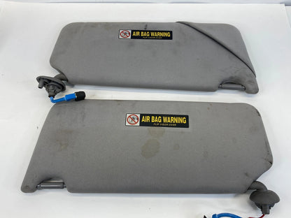 2008-2010 HONDA ACCORD LEFT & RIGHT SUN VISOR SUNVISOR SET SHADE LH RH GRAY OEM