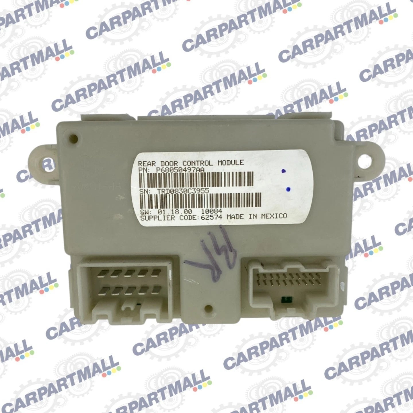 2009-2014 VW ROUTAN REAR RIGHT SLIDING DOOR CONTROL MODULE OEM P68050497AA