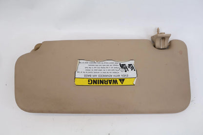 2006-2011 KIA RIO RIO5 SUN VISOR PAIR LEFT DRIVER RIGHT PASSENGER BEIGE OEM