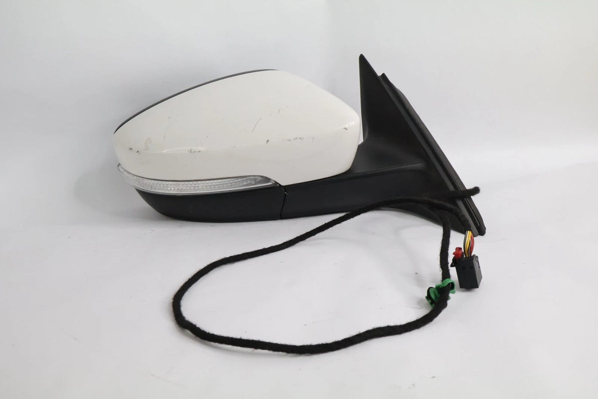 2012-2015 VOLKSWAGEN PASSAT RIGHT SIDE VIEW POWER DOOR MIRROR ASSEMBLY WHITE OEM