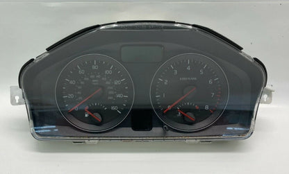 08-11 VOLVO S40 2.4L SPEEDOMETER INSTRUMENT CLUSTER GAUGES 36002435 257K MILES