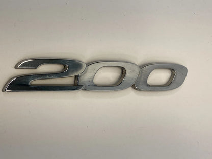 2015-2017 CHRYSLER 200 SEDAN REAR DECK LID EMBLEM NAMEPLATE OEM