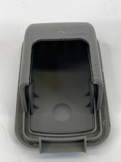 06-13 CHEVROLET IMPALA REAR DECK CHILD SEAT LOWER ANCHOR COVER TRIM 15795997 OEM