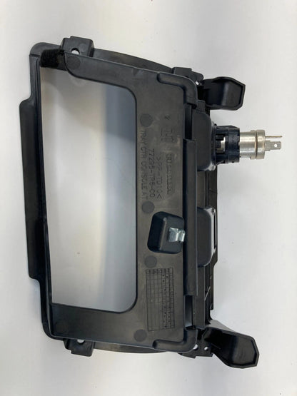 13-15 HONDA CIVIC LX SEDAN CENTER CONSOLE TRAY POWER OUTLET BEZEL 77295-TR6-C0