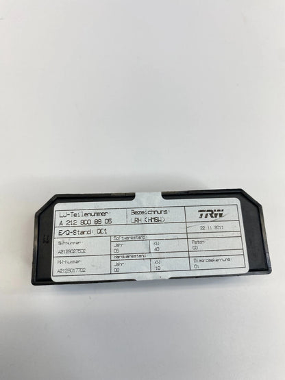 2012-2016 MERCEDES-BENZ E350 STEERING WHEEL HEATER CONTROL UNIT A212-900-89-05