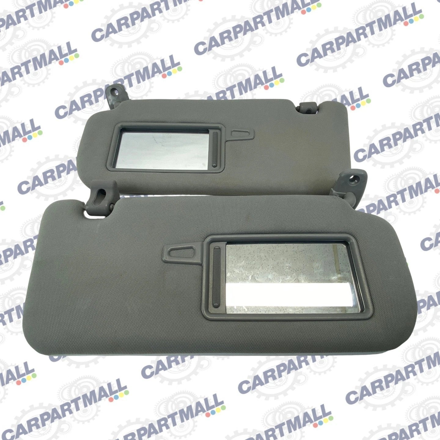 2011-2015 KIA SORENTO LEFT & RIGHT SIDE SUN VISOR GRAY SUNVISOR W/ MIRROR OEM