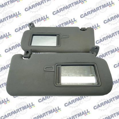 2011-2015 KIA SORENTO LEFT & RIGHT SIDE SUN VISOR GRAY SUNVISOR W/ MIRROR OEM