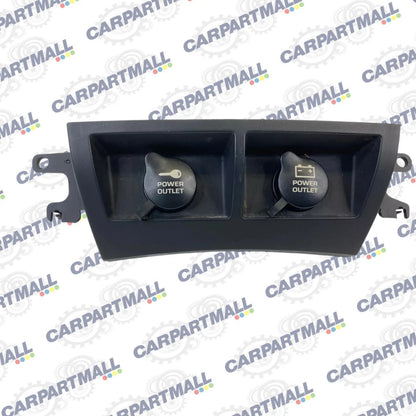 2004-2008 CHRYSLER PACIFICA FRONT CENTER DASH PANEL DUAL POWER OUTLET ASSEMBLY