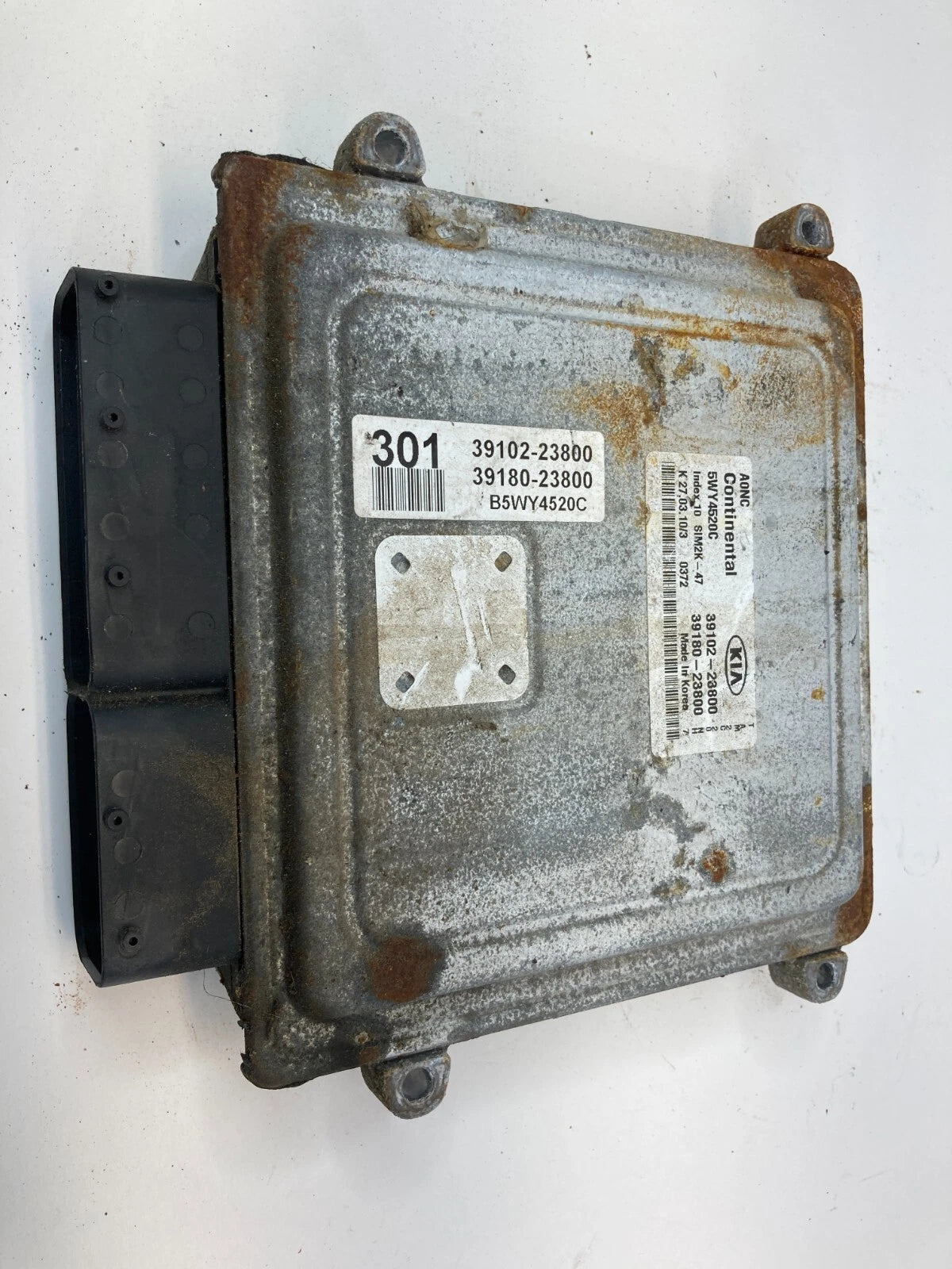 2010 10 KIA SOUL 2.0L L4 COMPUTER BRAIN ENGINE CONTROL MODULE 39180-23800 OEM