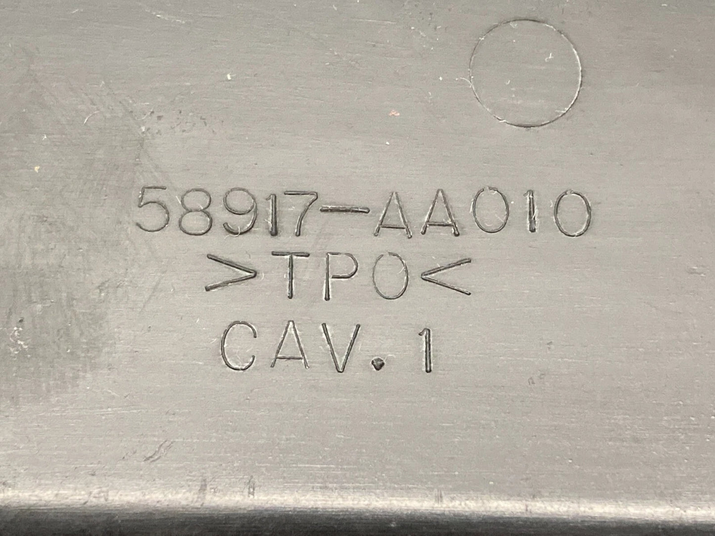 2002-2004 TOYOTA CAMRY CENTER CONSOLE BOTTOM MAT BOX TRIM COVER 58917-AA010 OEM