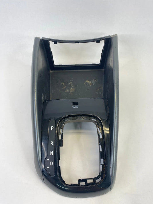 2011-2013 KIA FORTE A/T FLOOR CONSOLE GEAR SHIFTER BEZEL TRIM PANEL ASSEMBLY OEM