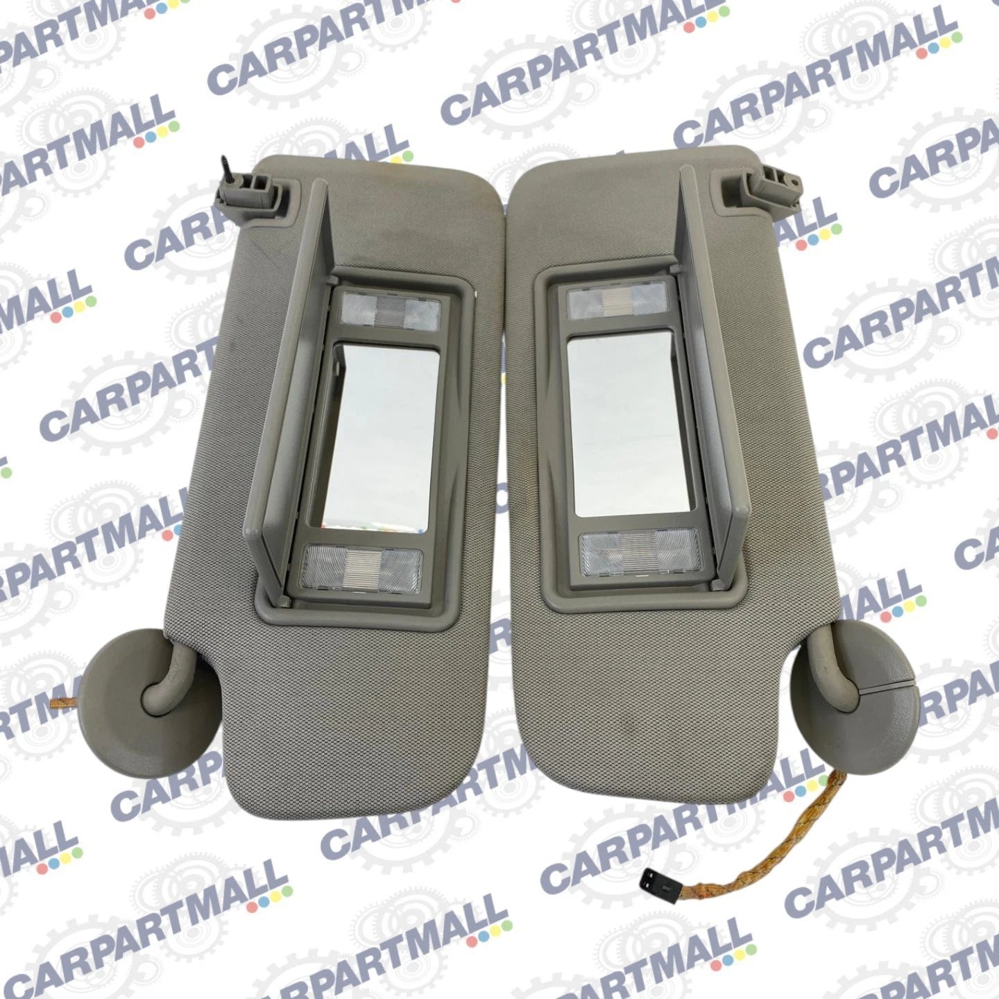 13-19 CADILLAC ATS CTS SDN SUNVISOR SUN VISOR LH RH SET W/ CLIPS OEM