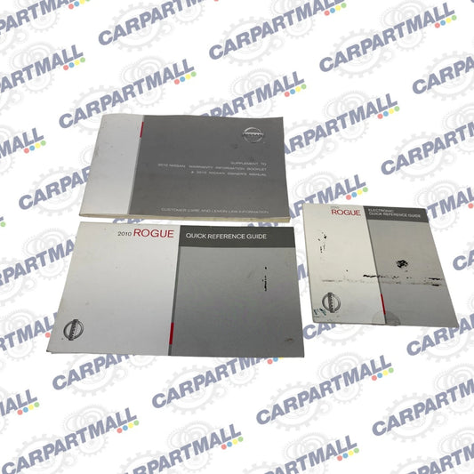 2010 10 NISSAN ROGUE OWNERS MANUAL INFORMATION WARRANTY GUIDE BOOK SET OEM