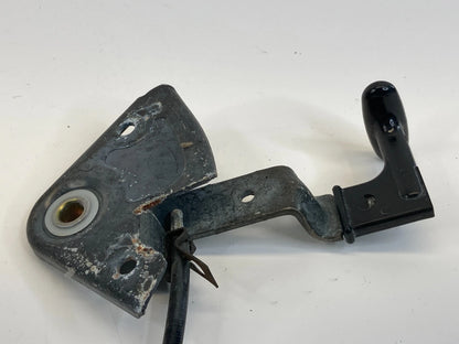 1998-2001 AUDI A6 QUATTRO FRONT HOOD LOCK LATCH RELEASE LEVER ASSEMBLY OEM