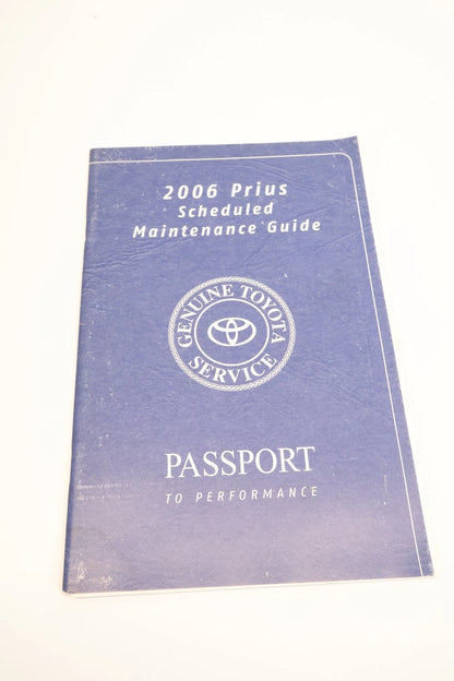 2006 TOYOTA PRIUS OWNERS MANUAL NAVIGATION SYSTEM MAINTENANCE GUIDE SET W/ CASE
