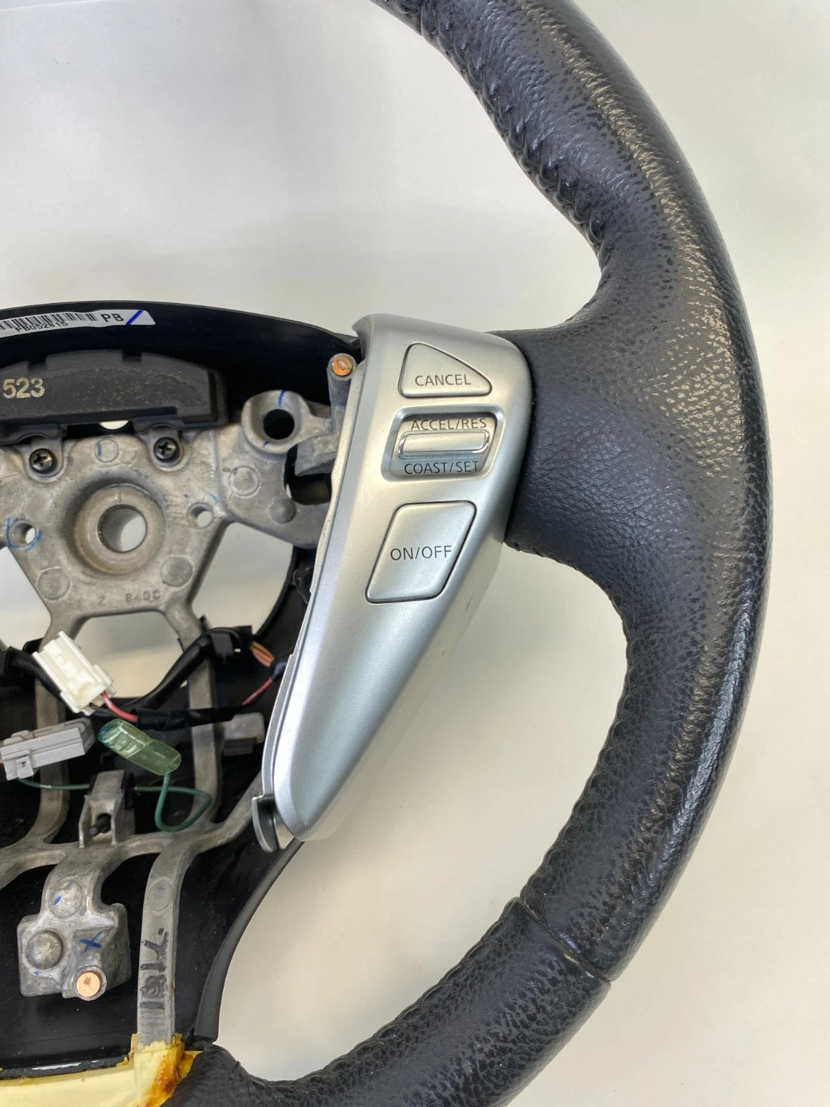 2013-2019 NISSAN SENTRA STEERING WHEEL W/ AUDIO CRUISE CONTROL SWITCHES UNIT OEM