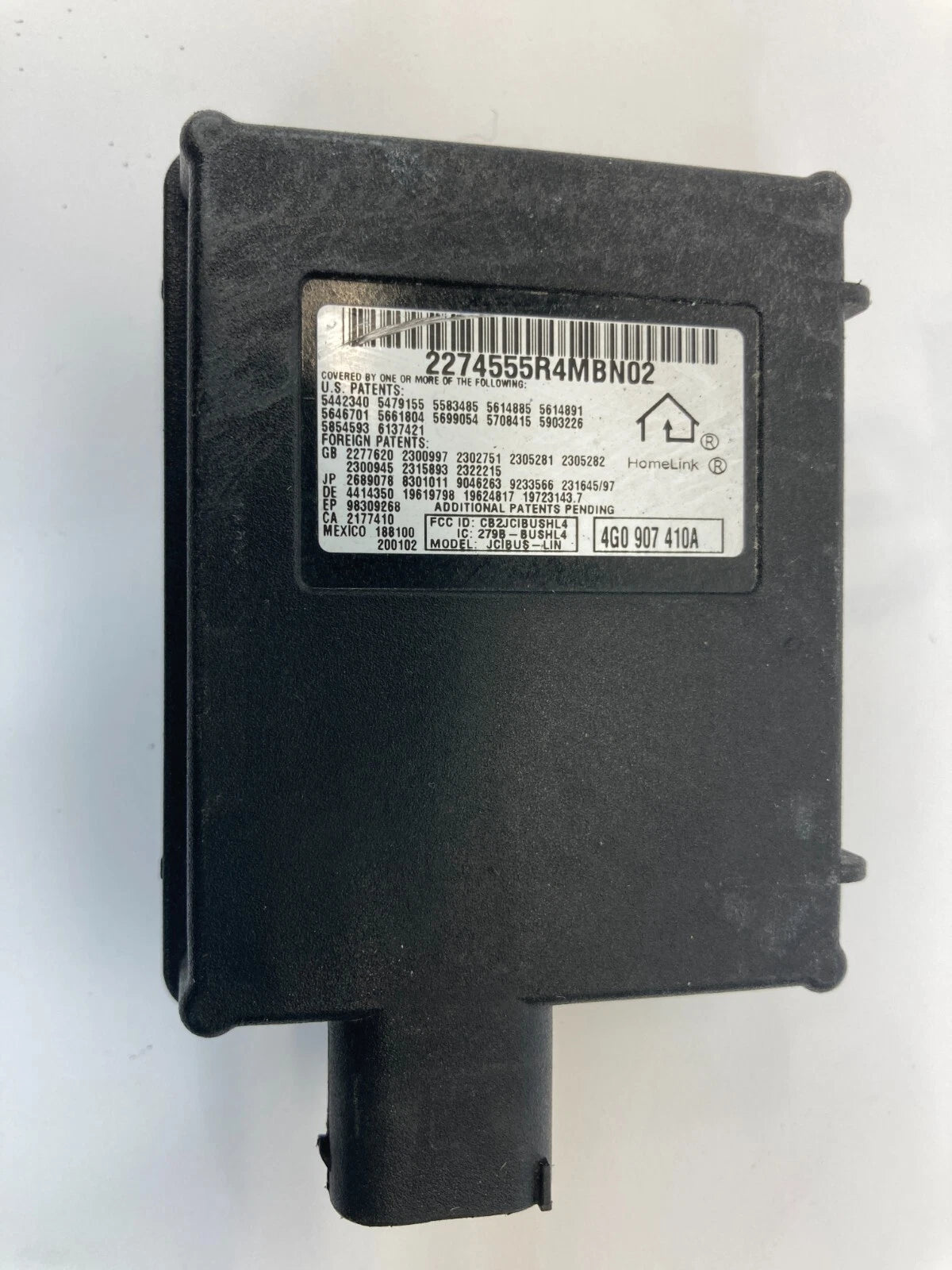 2013-2016 AUDI A4 QUATTRO GARAGE DOOR OPENER TRANSMITER CONTROL MODULE 4G0907410