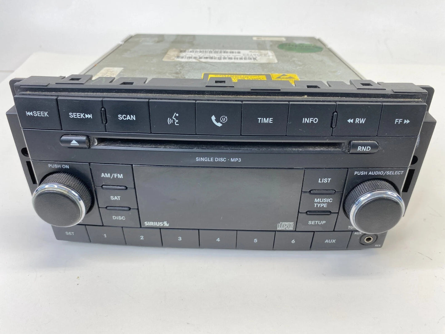 2008 DODGE AVENGER SEBRING MAGNUM RADIO AM/FM CD PLAYER AUDIO RECEIVER 5064420AF