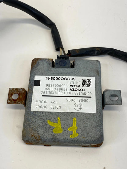 14-17 TOYOTA COROLLA FRONT RH LED HEADLIGHT BALLAST CONTROL MODULE 859672020 OEM