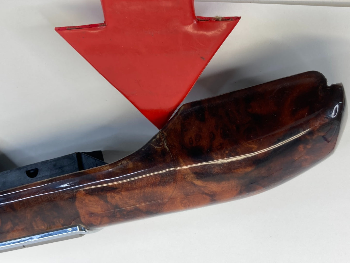 09-11 Jaguar XF Dash Hazard Light Lock Control Switch W/ Wood Bezel BX23045K16AB