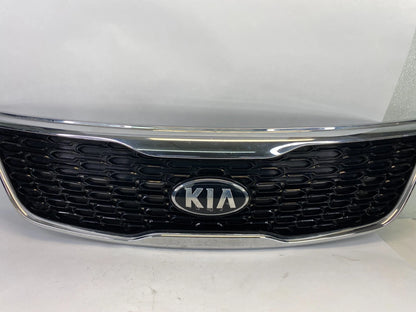 2014 2015 KIA SORENTO FRONT BUMPPER UPPER GRILLE W/ CHROME TRIM 86350-1U500 OEM