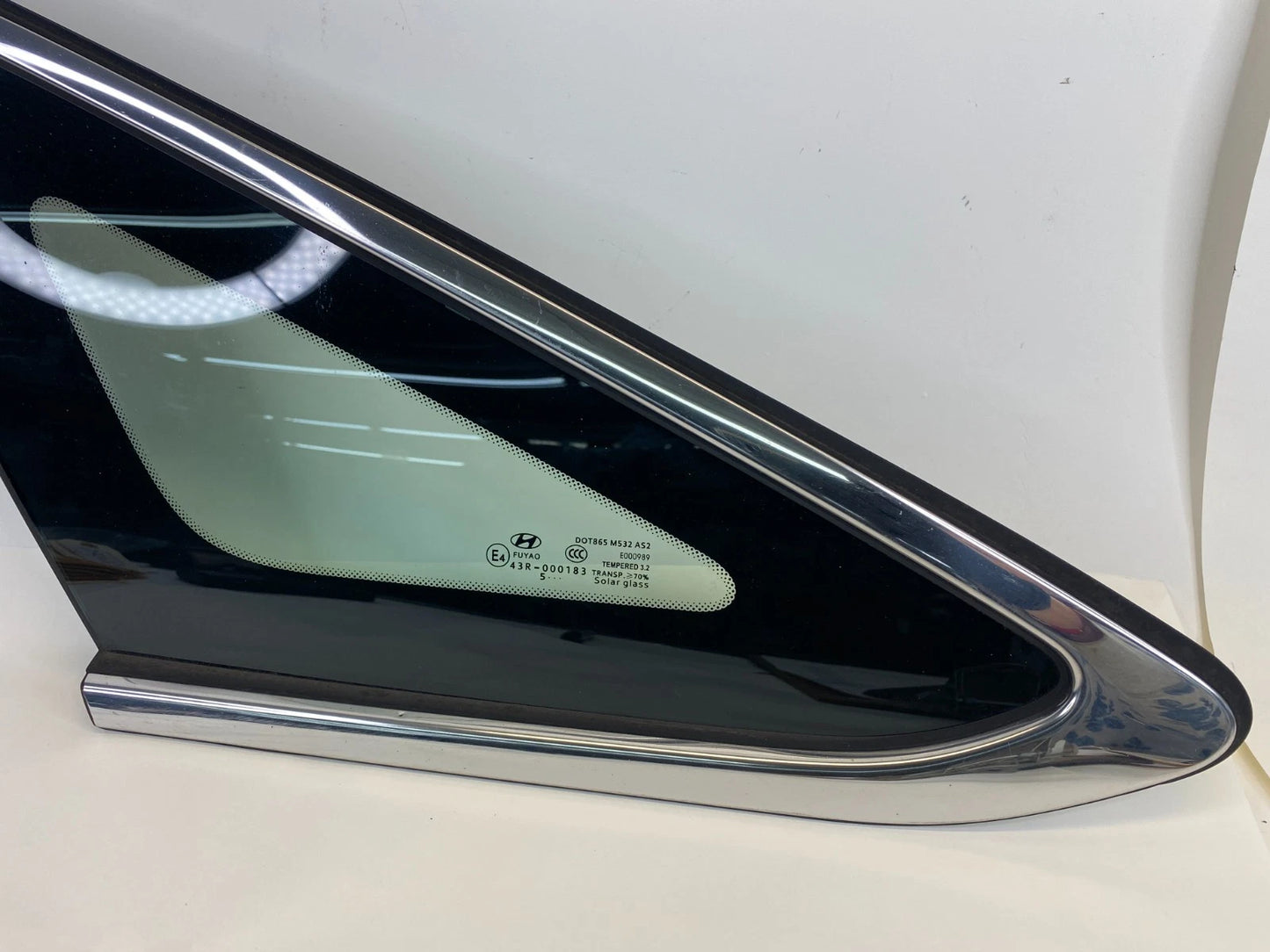 2015-2019 HYUNDAI SONATA REAR LEFT QUARTER WINDOW GLASS E443R-000183 US BUILT