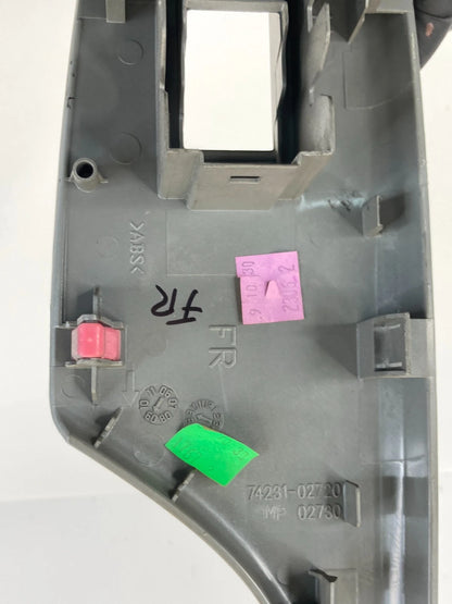 2009-2013 TOYOTA COROLLA FRONT RIGHT SIDE DOOR WINDOW SWITCH BEZEL 74231-02720