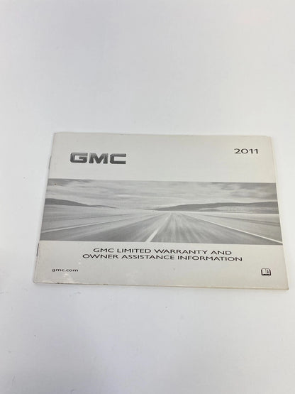 2011 GMC ACADIA OWNERS MANUAL WARRANTY ASSISTANCE INFORMATION BOOK & CD OEM