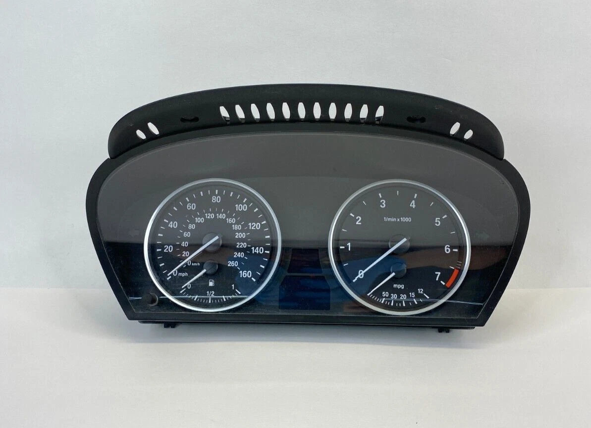 2007-2010 BMW 550I INSTRUMENT CLUSTER SPEEDOMETER GAUGE MPH 62119177253 OEM