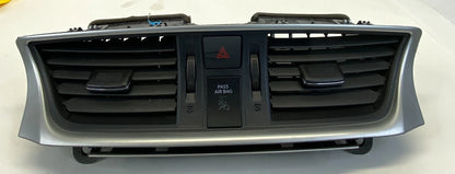2013-2015 NISSAN SENTRA CENTER DASH AC AIR VENT & HAZARD SWITCH BEZEL TRIM OEM