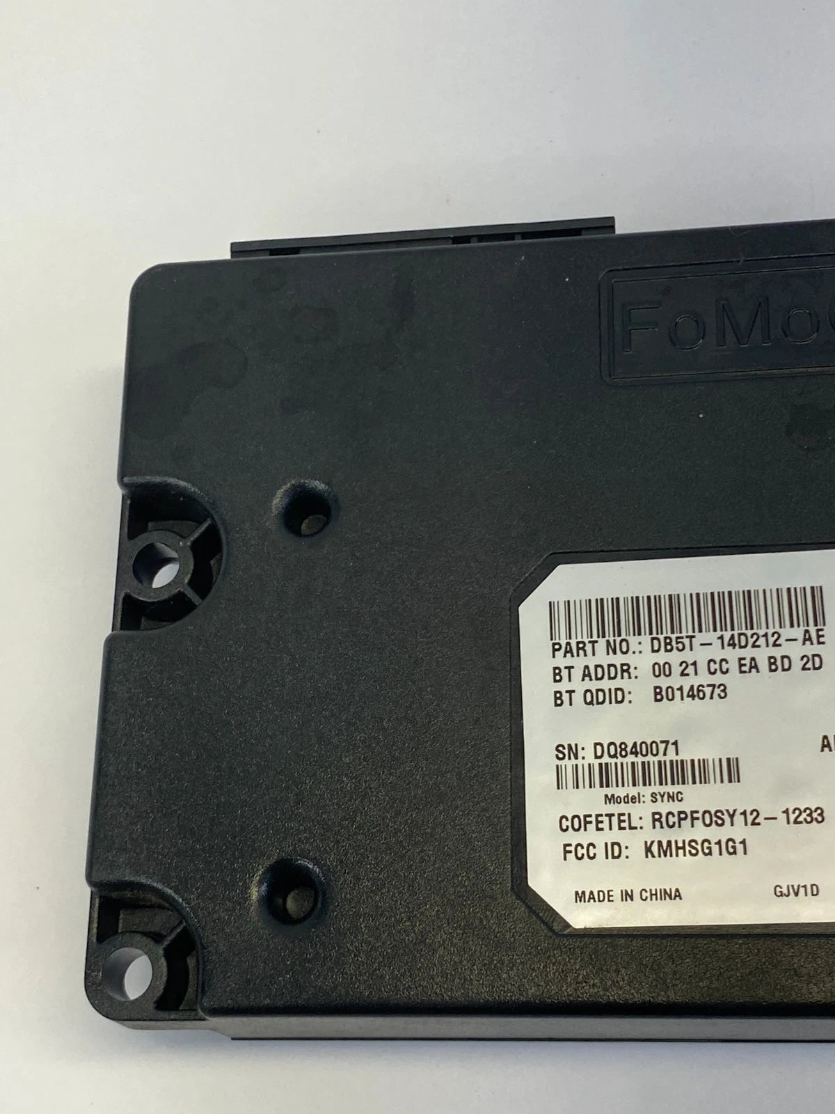 2014 2015 FORD FOCUS SYNC COMMUNICATION CONTROL MODULE COMPUTER BDT5T-14D212-AE