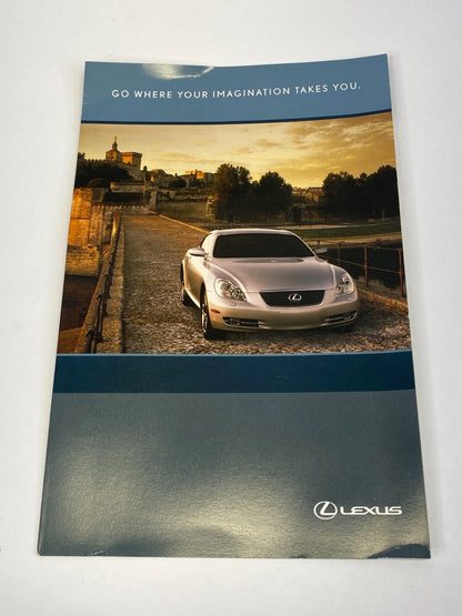2007 LEXUS GS350 GS430 OWNERS MANUAL WARRANTY NAVIGATION GUIDE SET W/ CASE OEM