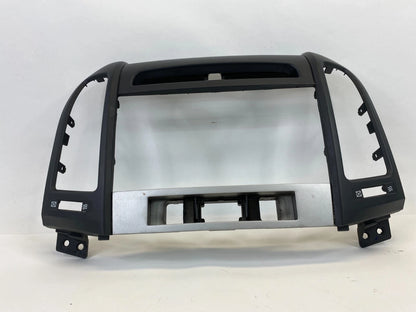 2007-2009 HYUNDAI SANTA FE DASH CENTER RADIO CLIMATE CONTROL BEZEL TRIM OEM