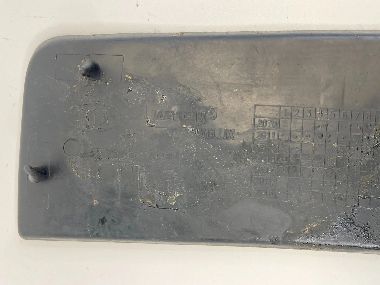 2011 12 13 14 15 2016 KIA OPTIMA RUBBER DASH MAT INSERT PANEL COVER ASSEMBLY OEM
