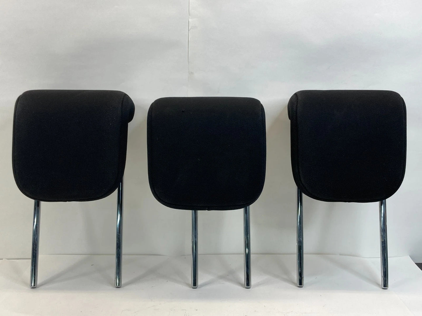 2008-2010 SCION XD REAR 2ND ROW HEADREST HEAD REST SET OF 3 BLACK CLOTH OEM