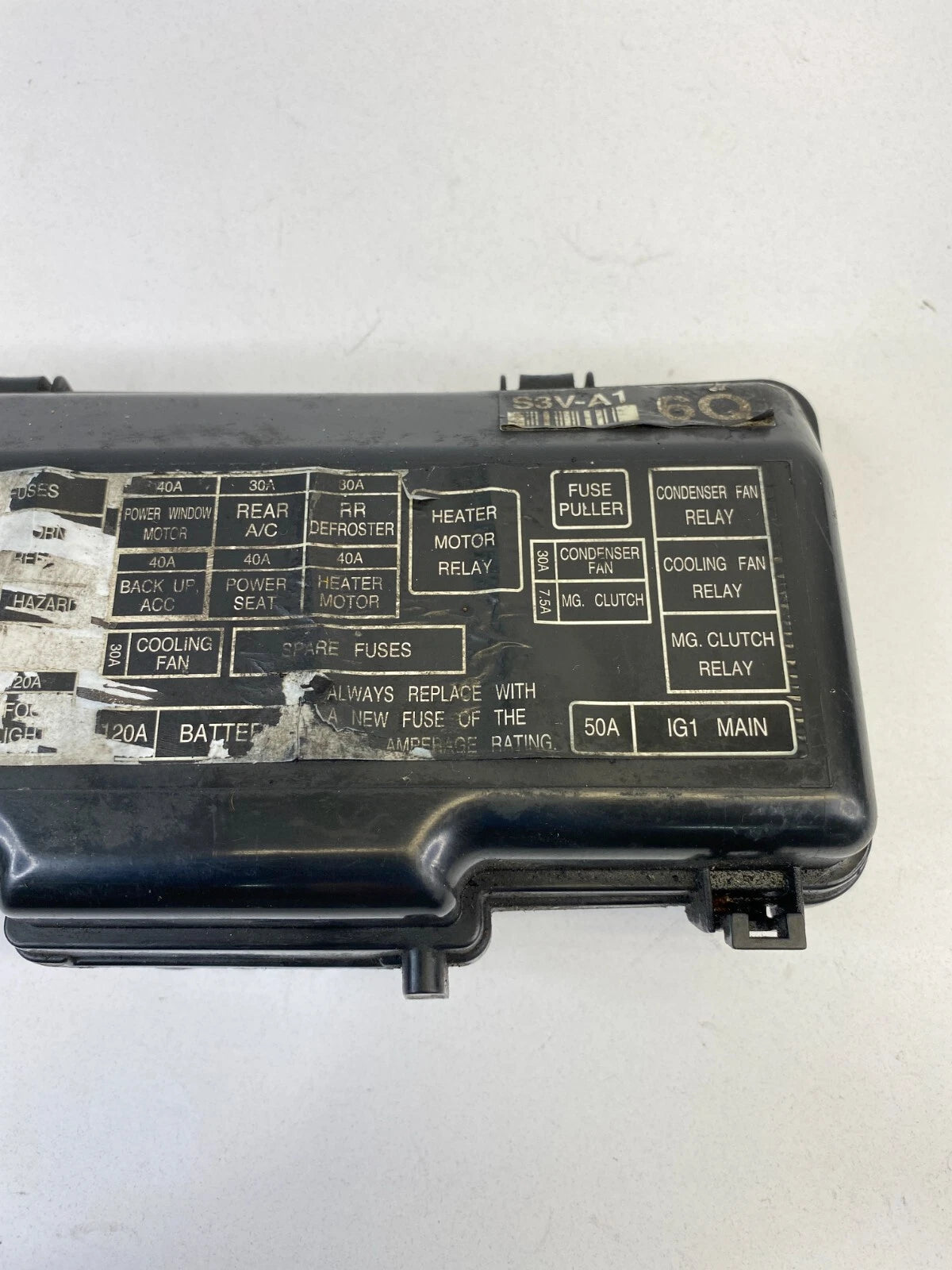 2001-2006 ACURA MDX 3.5L V6 FUSE BOX FUSEBOX UPPER CAP LID COVER S3V-A1 OEM