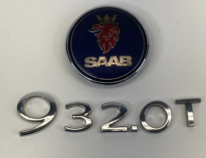 2003-2007 Saab 9-3 2.0T Rear Trunk Lid Emblem Badge Logo Symbol 12785871 OEM