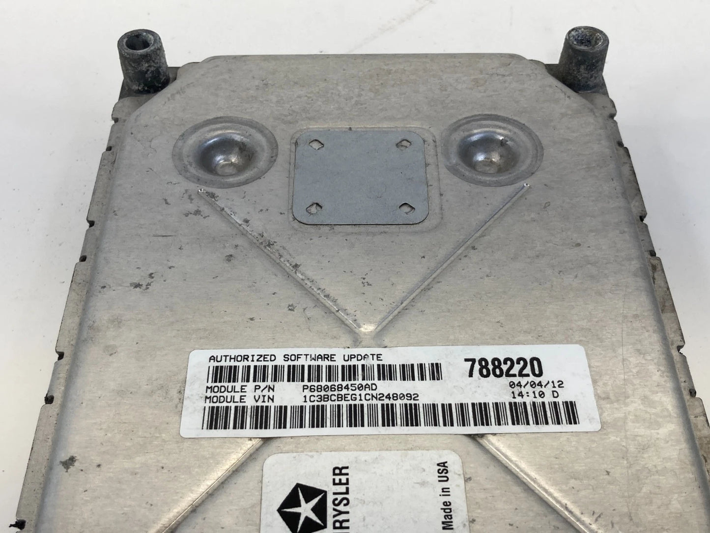 2012 CHRYSLER 200 3.6L ENGINE COMPUTER CONTROL MODULE ECM ECU PCM 68068450AD