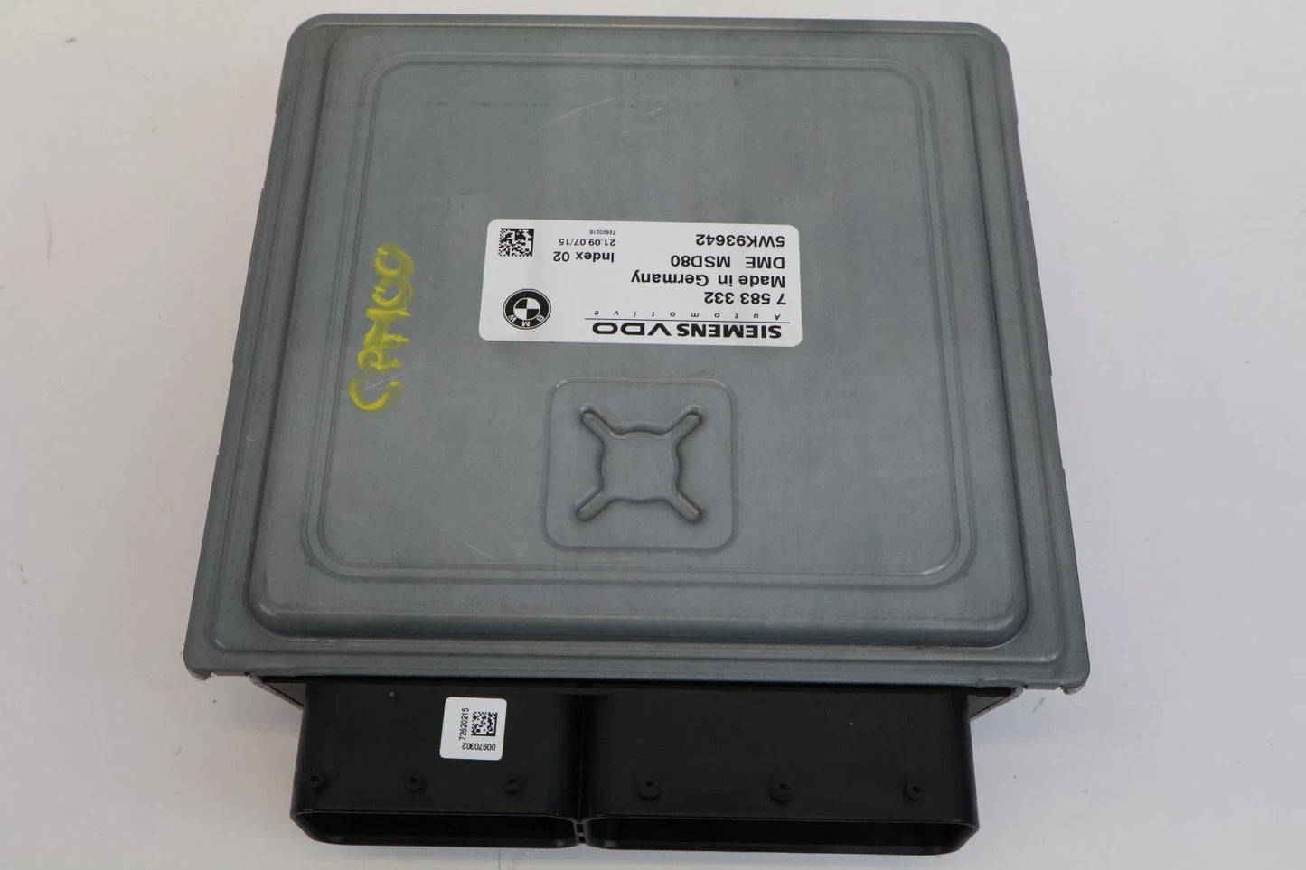 08 BMW 535XI 08-10 535I ENGINE COMPUTER CONTROL MODULE ECU ECM 7-583-332 OEM