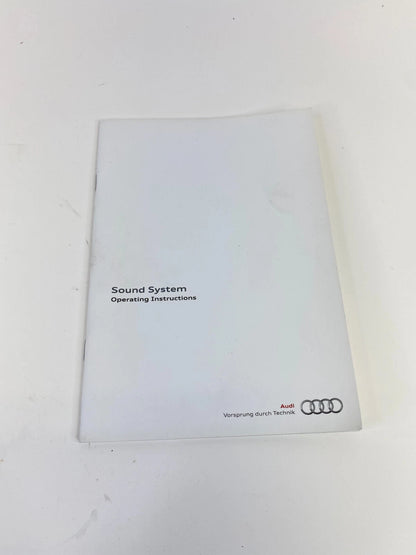2012 AUDI A4 QUATTRO OWNERS MANUAL QUICK REFERENCE WARRANTY GUIDE SET W/ CASE