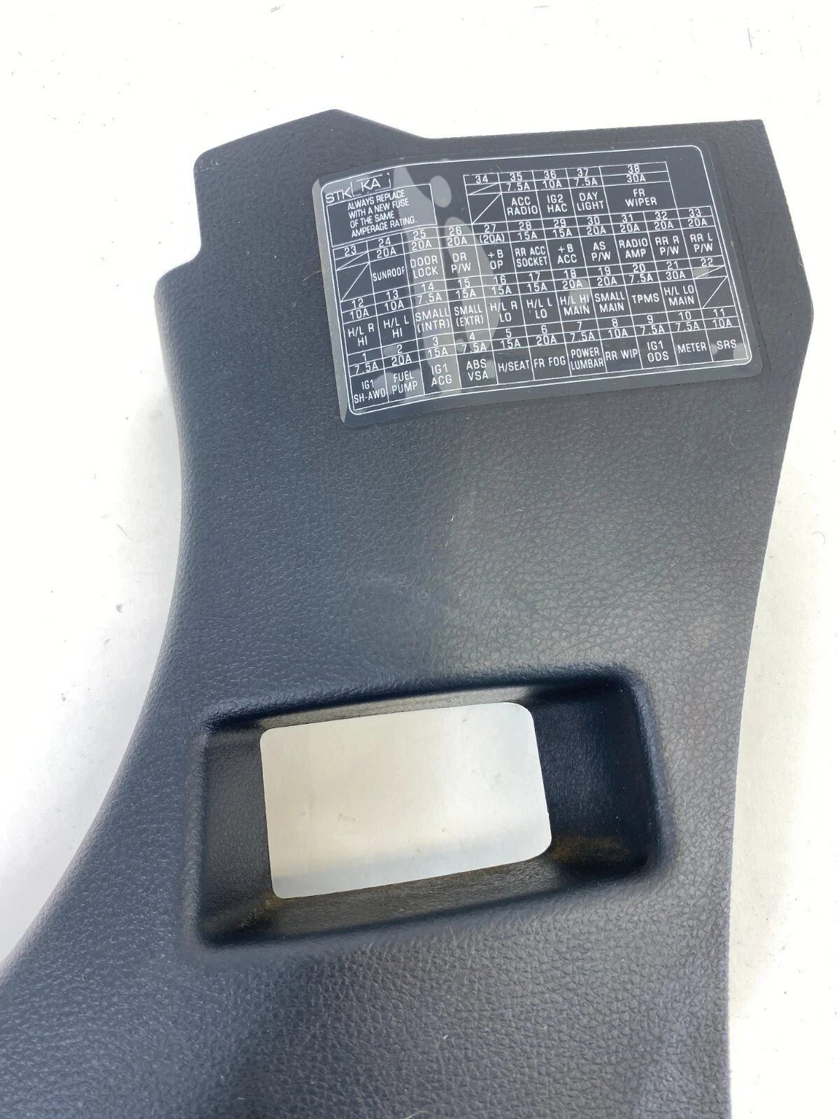 2007-2012 ACURA RDX LEFT SIDE LOWER KICK PANEL COVER TRIM 83161-STK-A000 OEM