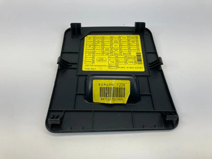 2015 2016 Kia Forte 1.8L L4 Dashboard Lower Left Side OBD Fuse Box Trim Cover