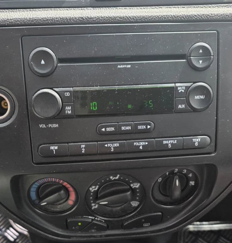 2005-2007 FORD FOCUS FREESTAR RADIO RECEIVER 6CD MP3 PLAYER ASSY 6S4T18C869B OEM